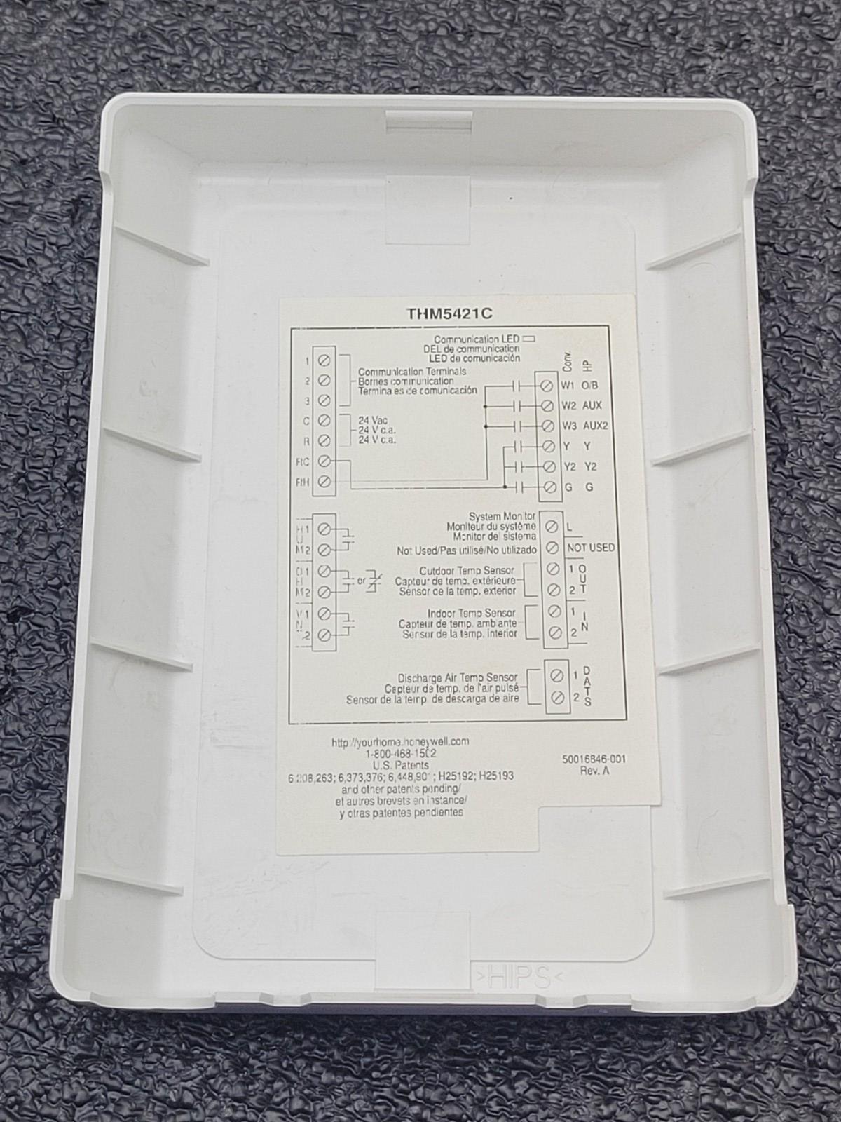 Honeywell VisionPro IAQ THM5421C1004 7-Day Touchscreen Thermostat + THM5421C