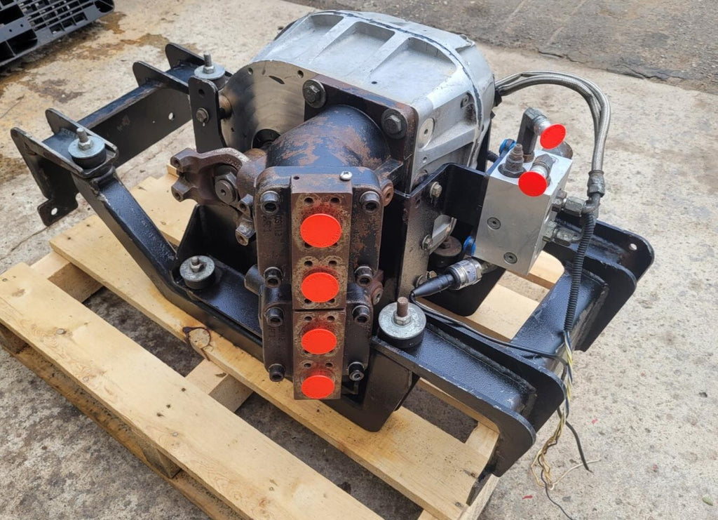 Hydraulic Hybrid Truck Transfer Case 2x Hydro Leduc MA50_094860 Bent Axis Pumps