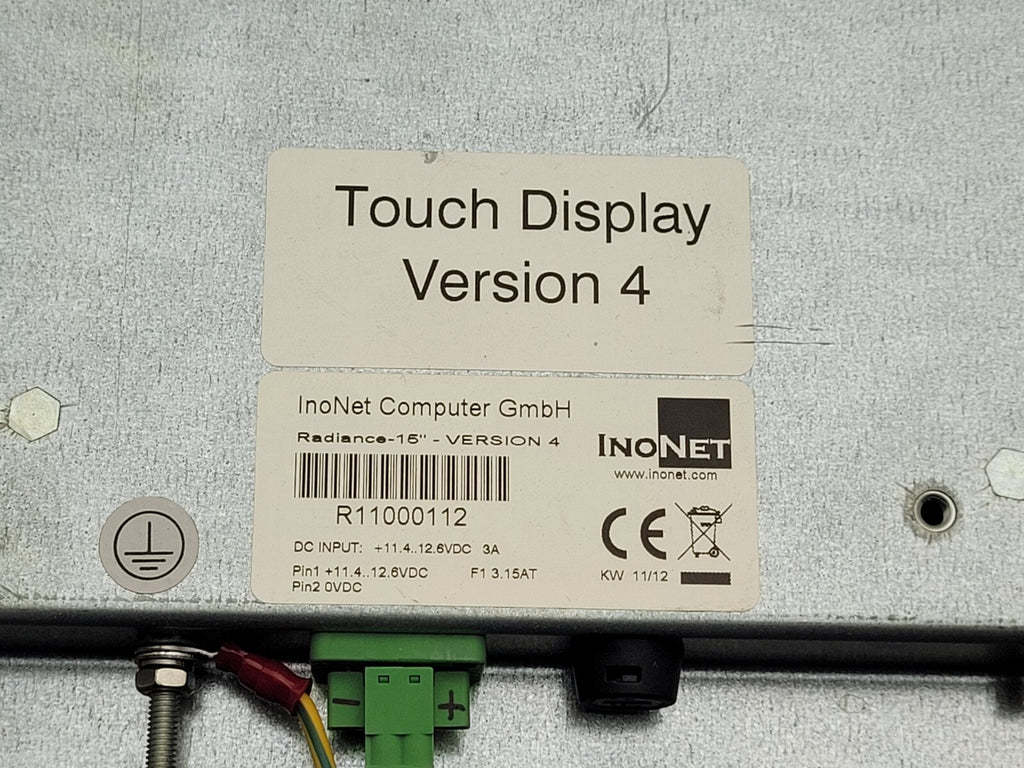 InoNet Operator Interace Panel Dual Touch Screen Radiance 15" Version 4