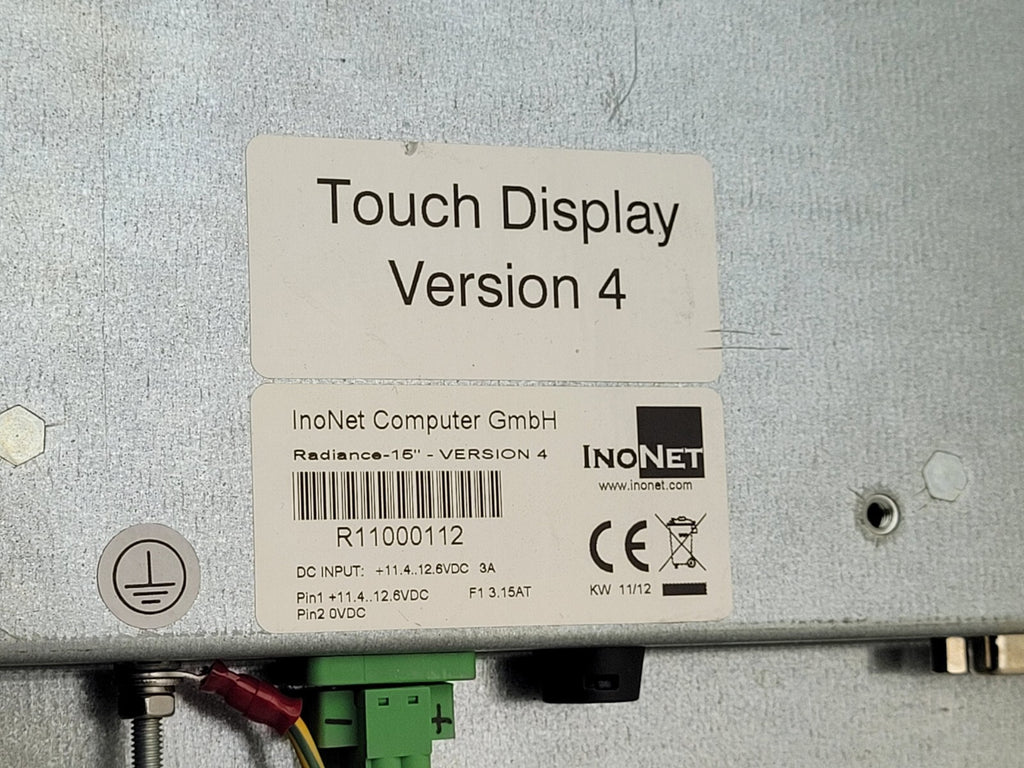 InoNet Operator Interace Panel Dual Touch Screen Radiance 15" Version 4