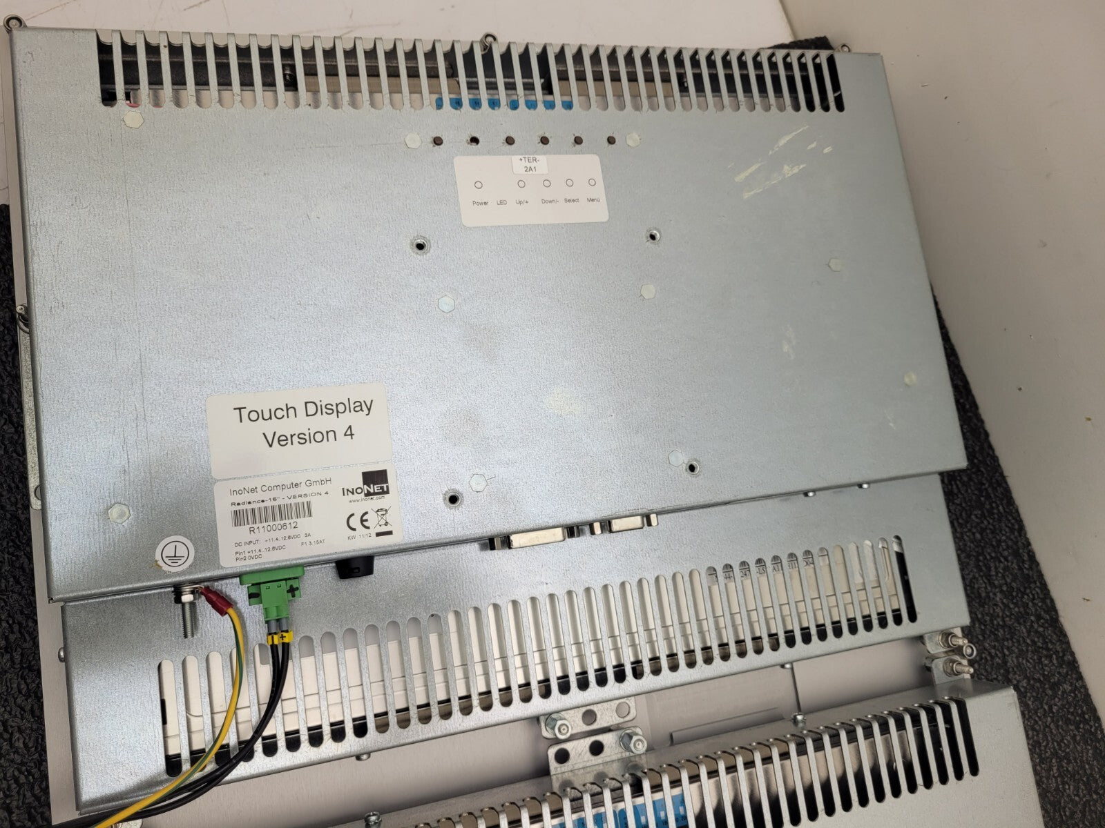 InoNet Operator Interace Panel Dual Touch Screen Radiance 15" Version 4