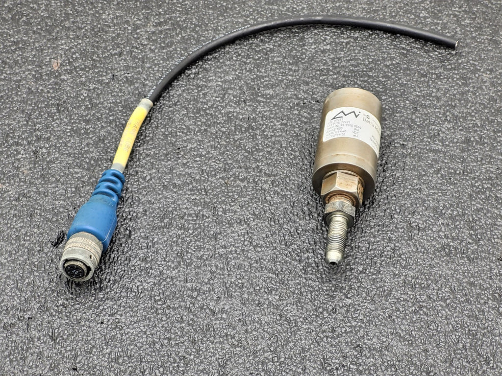 Delta Metrics 99-5508-0500 500 psi 14-40VDC Pressure Transducer 22921 4-20mA out