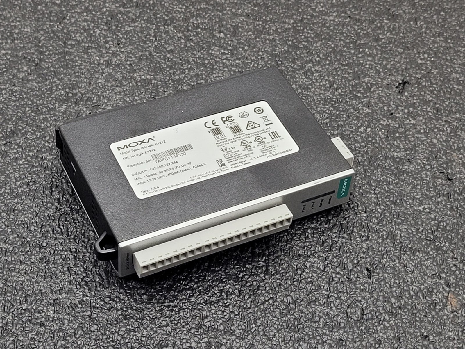 Moxa Group IOLOGIK E1212 IOLOGIKE1212 Din Rail Mount Universal I/O 8 DI 8 DIO