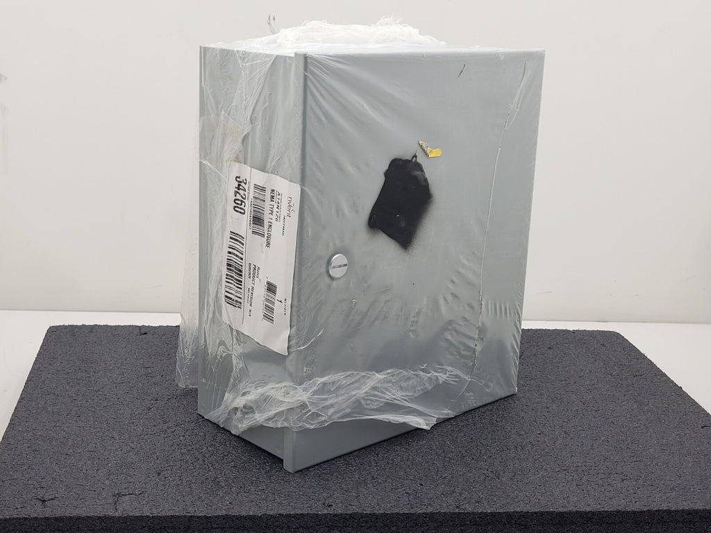 HOFFMAN Nvent A14N126 Metallic Enclosure Grey 14"x12"x6" w/ Hinged Door NEW