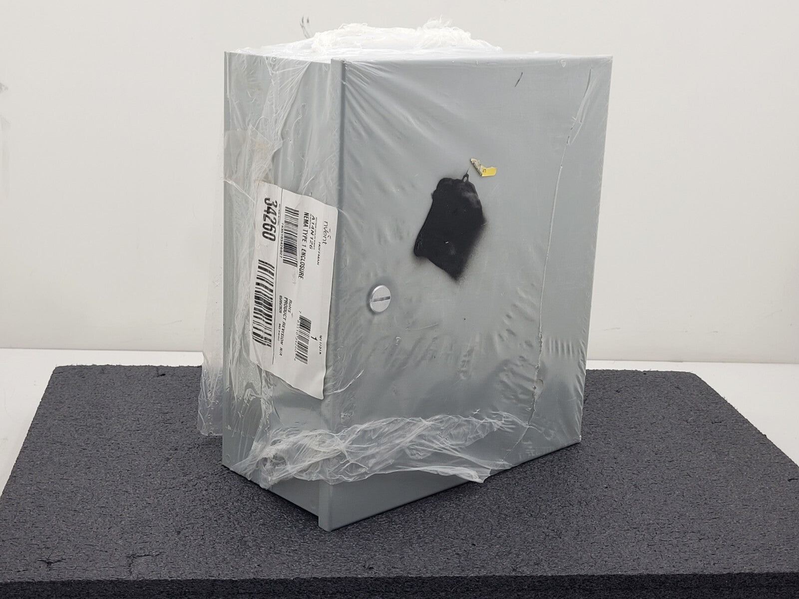 HOFFMAN Nvent A14N126 Metallic Enclosure Grey 14"x12"x6" w/ Hinged Door NEW