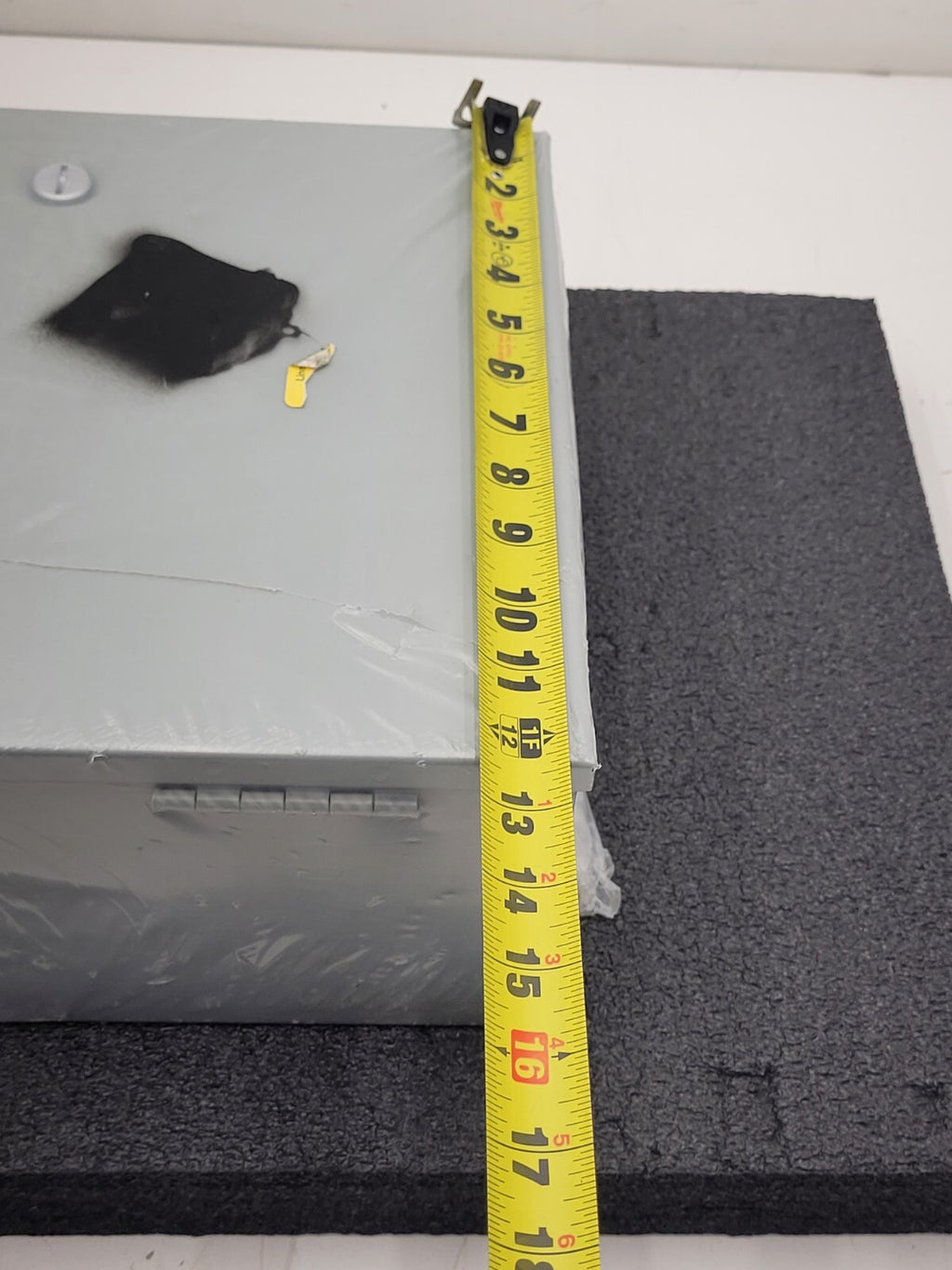 HOFFMAN Nvent A14N126 Metallic Enclosure Grey 14"x12"x6" w/ Hinged Door NEW