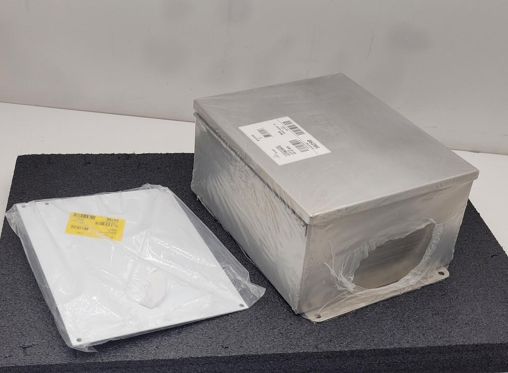 Hoffman A12106CHNFSS Junction Box NEMA 4X Hinged Cover Stainless Steel Type 304