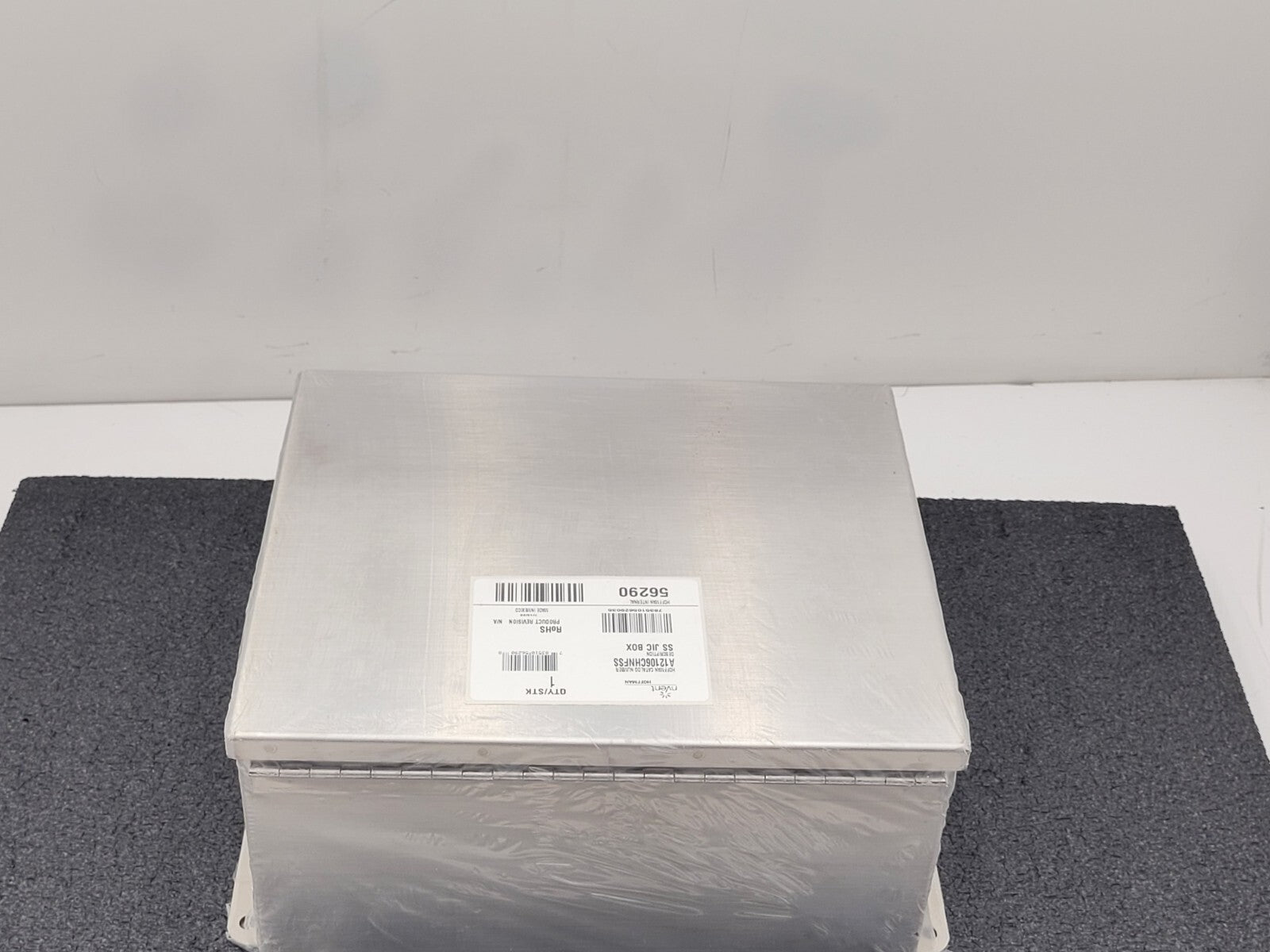 Hoffman A12106CHNFSS Junction Box NEMA 4X Hinged Cover Stainless Steel Type 304