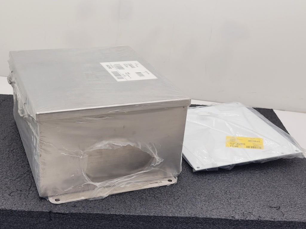 Hoffman A12106CHNFSS Junction Box NEMA 4X Hinged Cover Stainless Steel Type 304