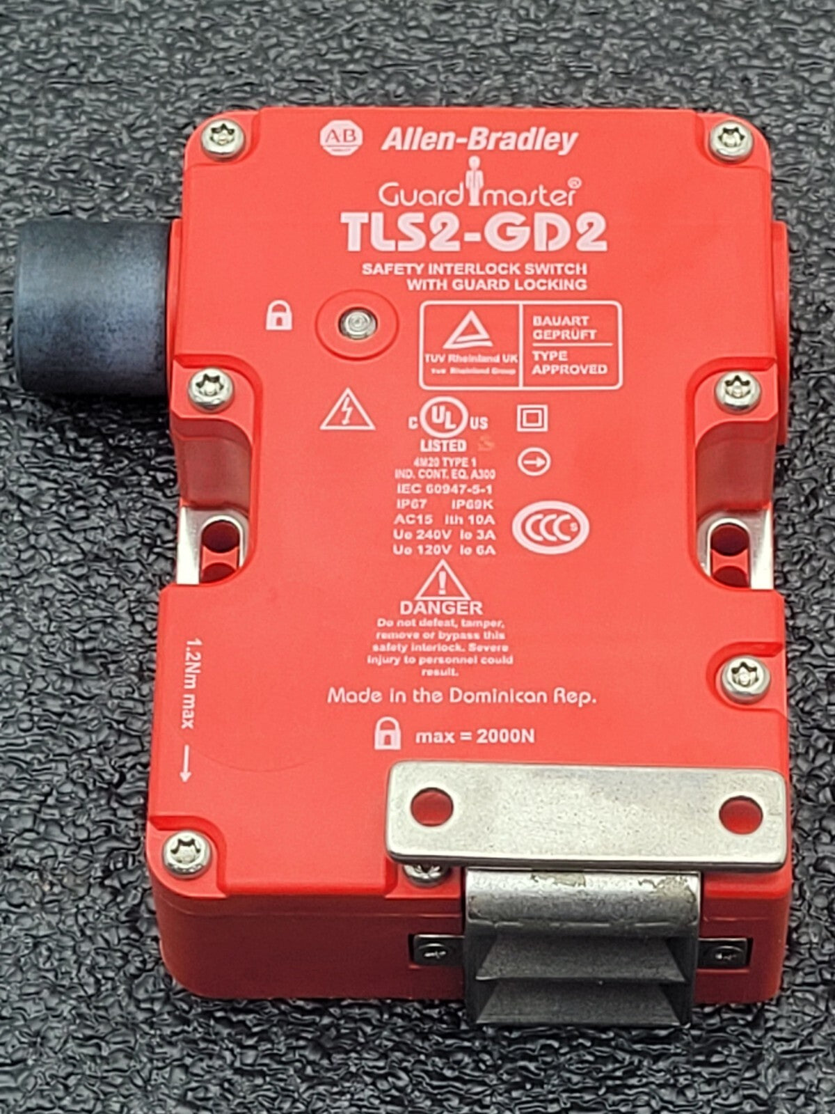 Allen-Bradley 440G-T27 178E TLS2-GD2 Safety Interlock Switch w/ Latch