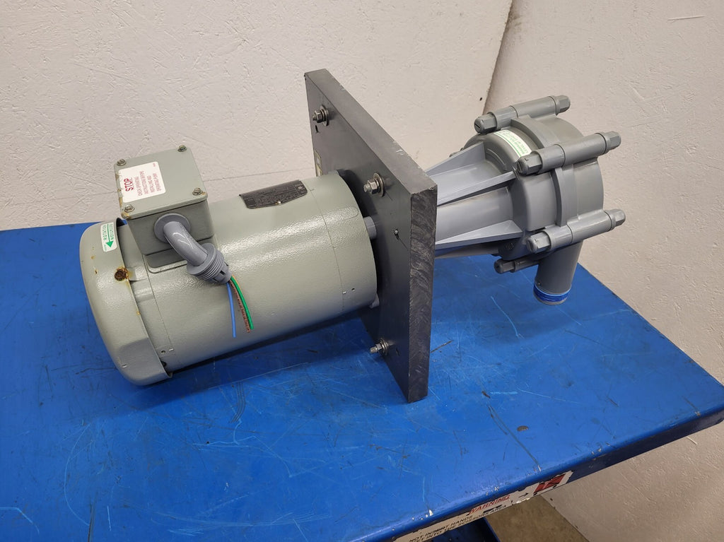 Surfilco NS-703046A Vertical Chemical Pump 2" - 1.5" 1.5HP 3PH Plastic Impeller