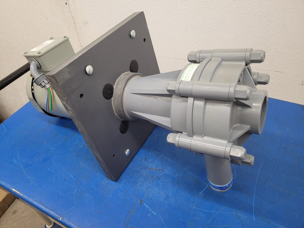 Surfilco NS-703046A Vertical Chemical Pump 2" - 1.5" 1.5HP 3PH Plastic Impeller