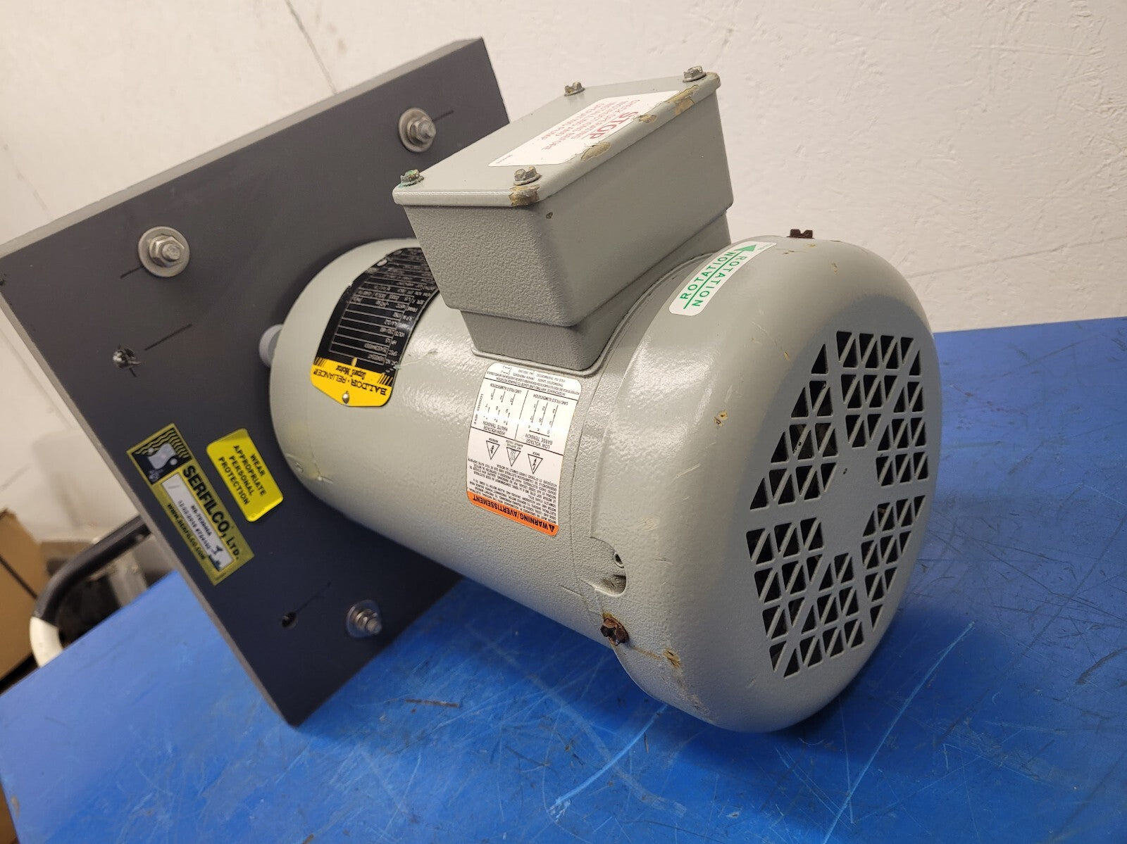 Surfilco NS-703046A Vertical Chemical Pump 2" - 1.5" 1.5HP 3PH Plastic Impeller