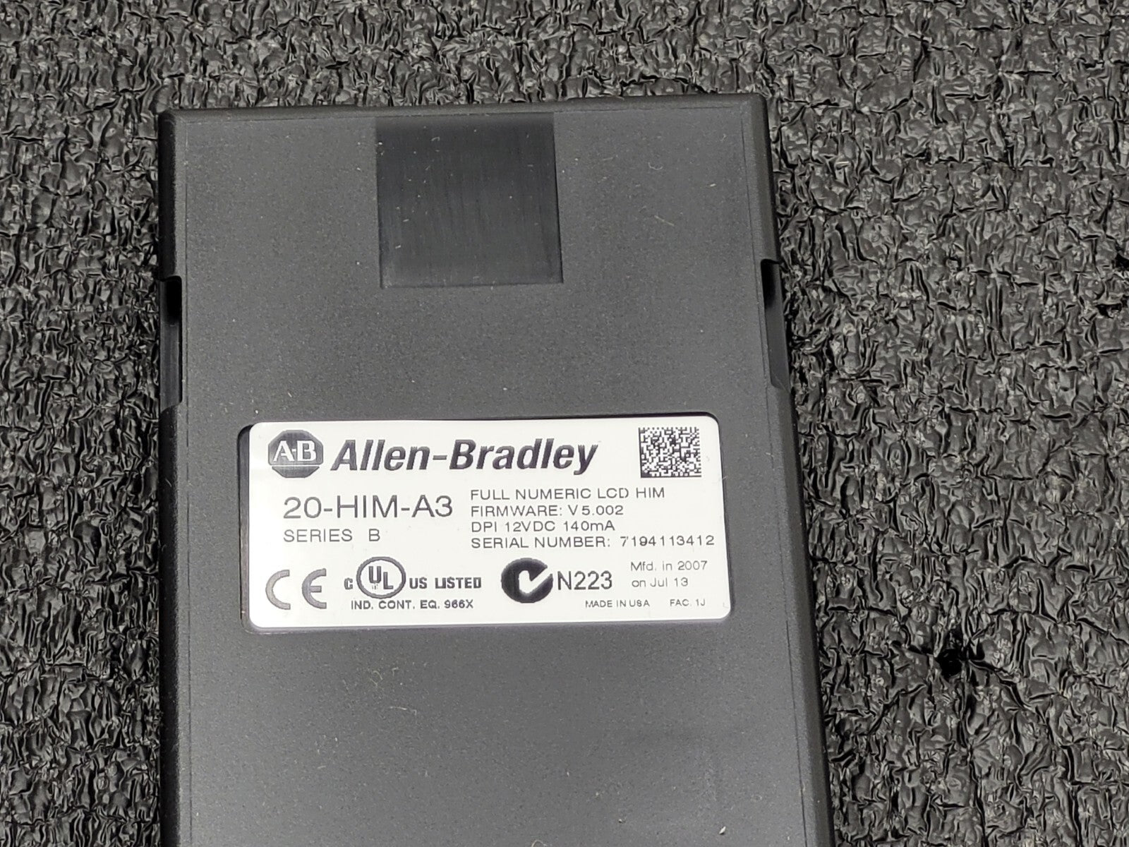 20AD014A0AYNANC0 Allen-Bradley PowerFlex 70 AC Motor VFD Drive 10HP 3PH 480V