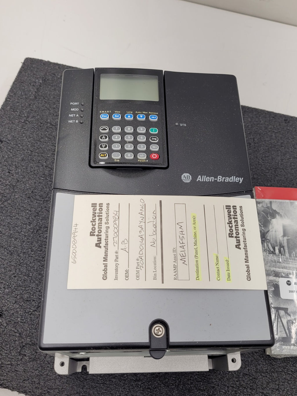 20AD014A0AYNANC0 Allen-Bradley PowerFlex 70 AC Motor VFD Drive 10HP 3PH 480V