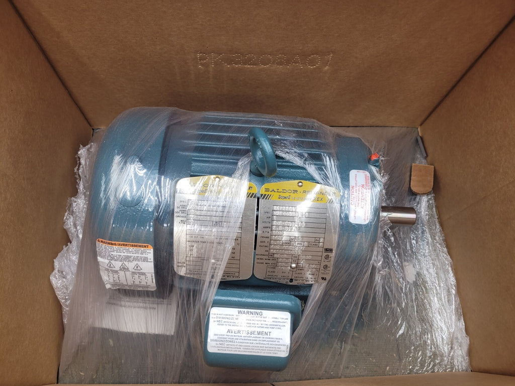 NEW ABB ECP3581T 2.8AMPS 1HP 3PHASE 60 HZ 208-230/460VOLTS MOTOR.