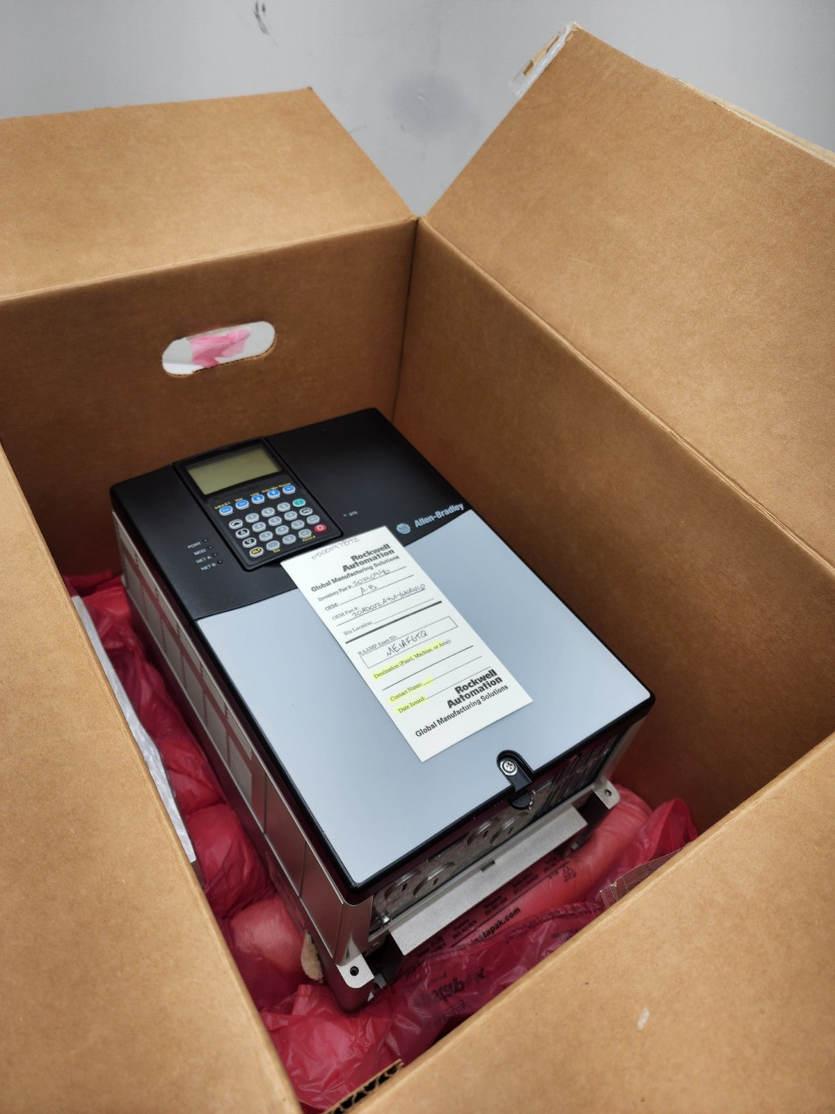 ALLEN BRADLEY POWERFLEX 70 AC DRIVE 432-528VAC 3 PH SER. A 20AD022A3AYNANCO