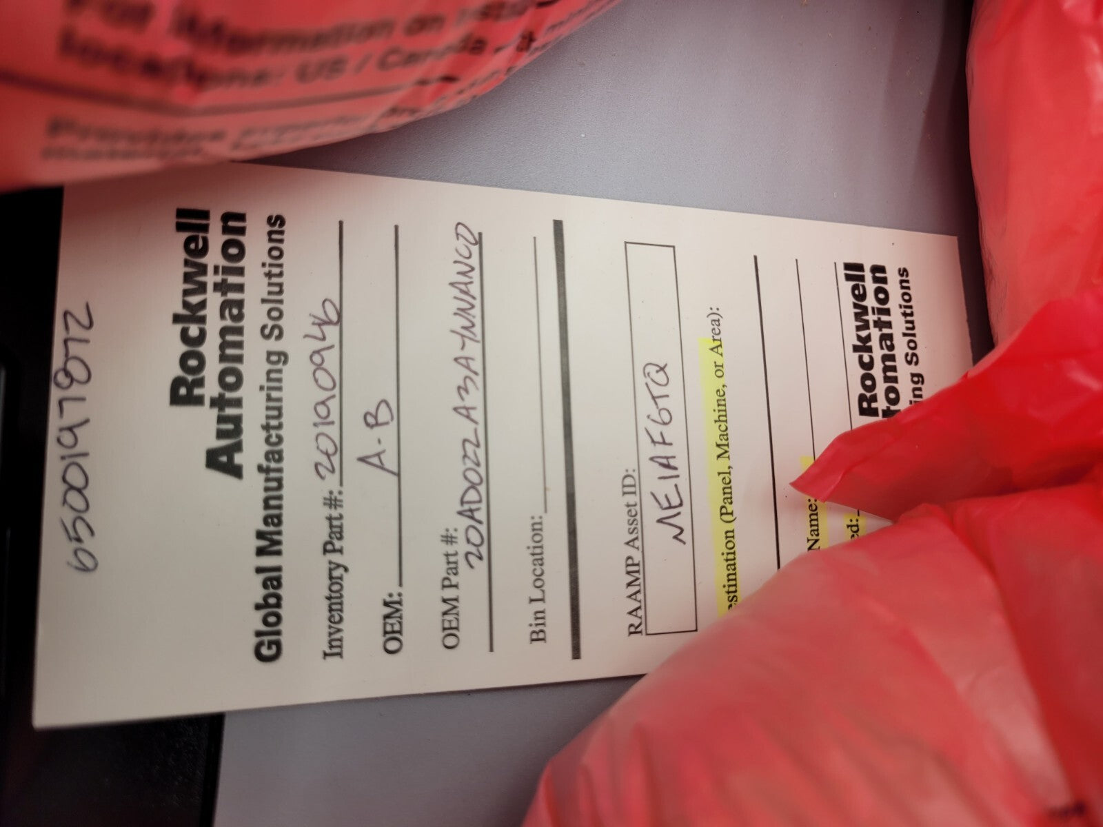 ALLEN BRADLEY POWERFLEX 70 AC DRIVE 432-528VAC 3 PH SER. A 20AD022A3AYNANCO