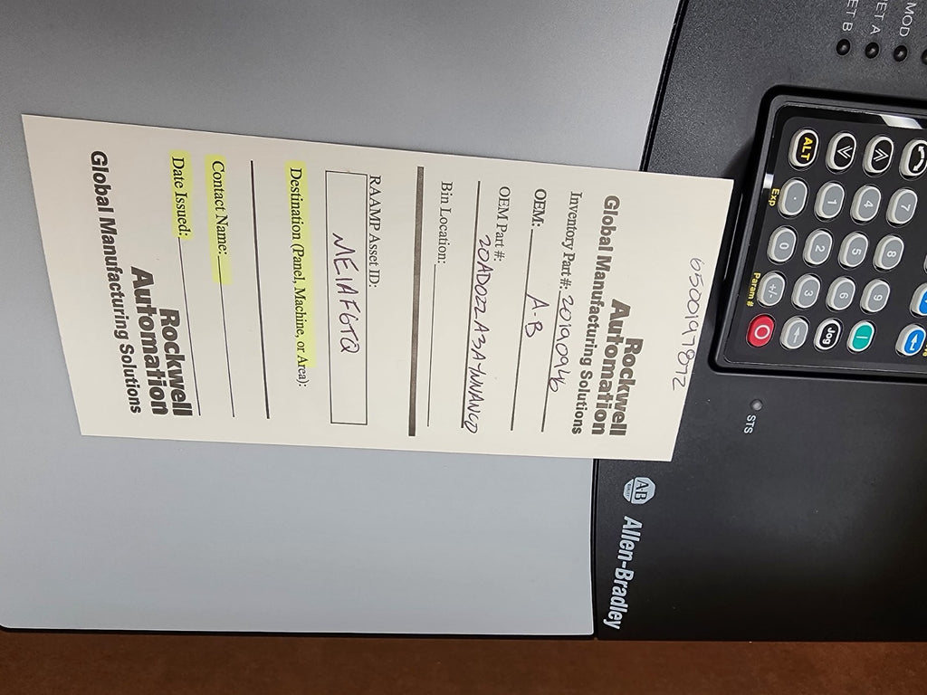 ALLEN BRADLEY POWERFLEX 70 AC DRIVE 432-528VAC 3 PH SER. A 20AD022A3AYNANCO