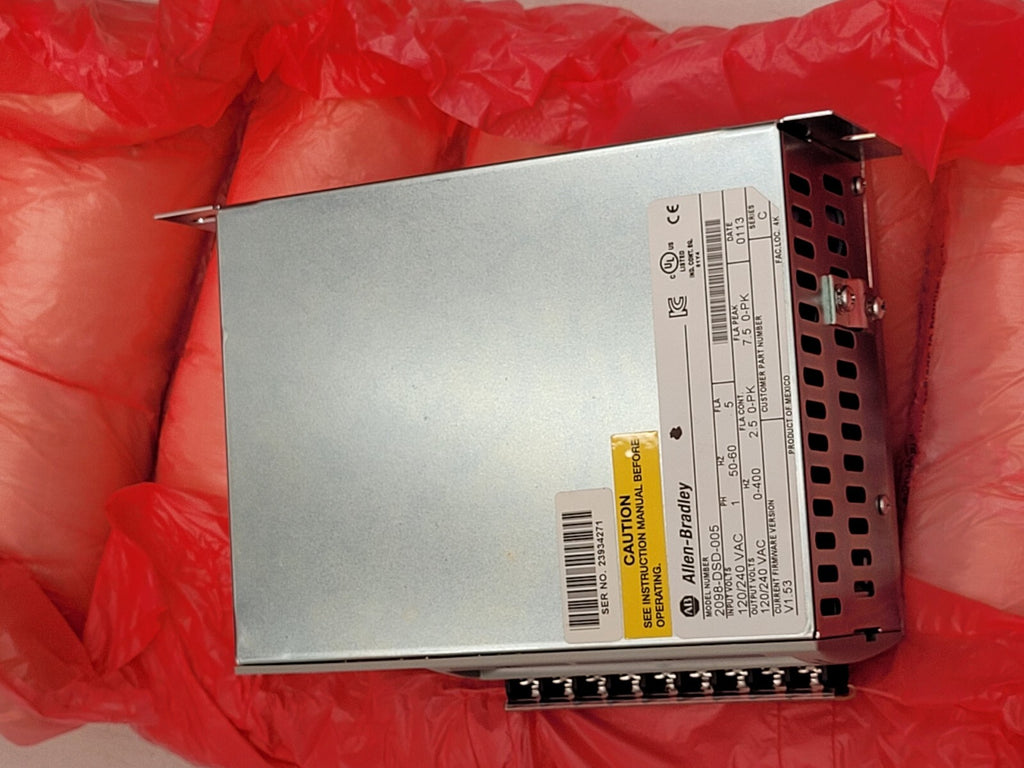 Allen Bradley 2098-DSD-005 Kinetix Ultra3000 Servo Drive 120/240VAC 0-400Hz