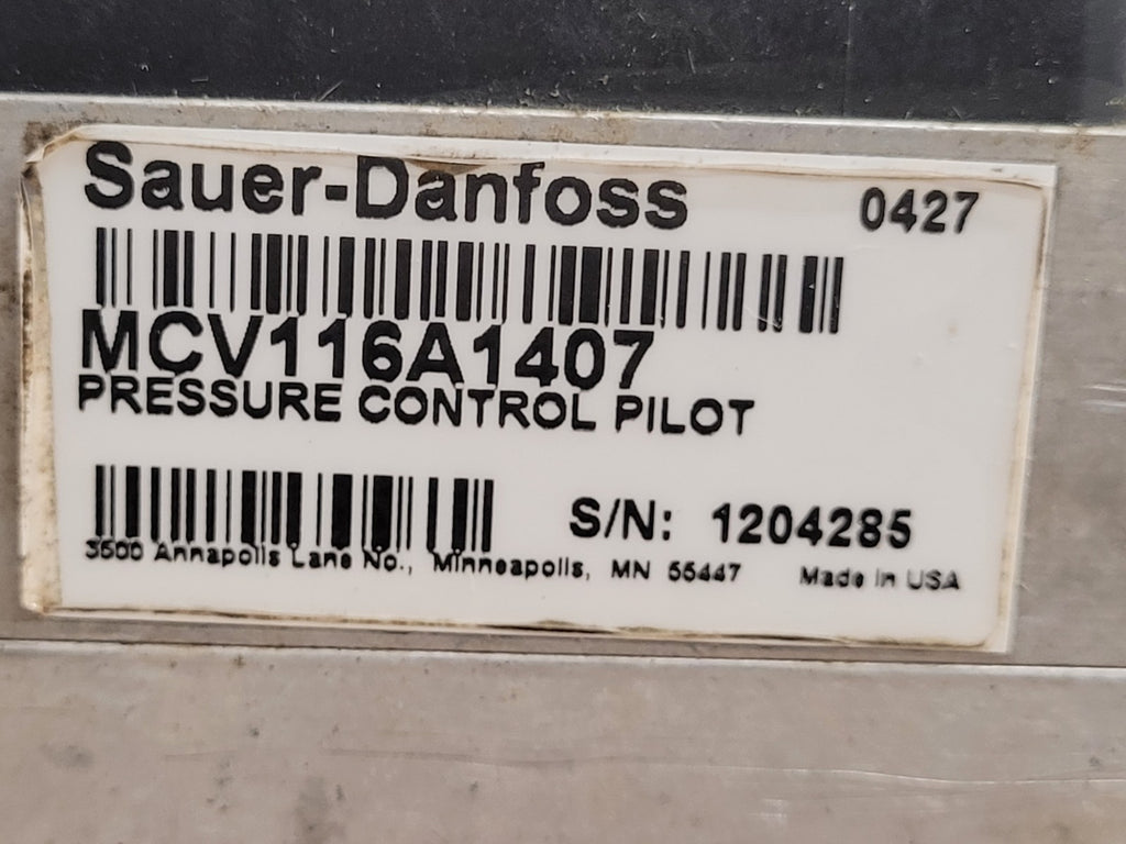 Sauer Danfoss Flow Control Hydraulic Servo Valve KVFBA5206 MCV116A1407