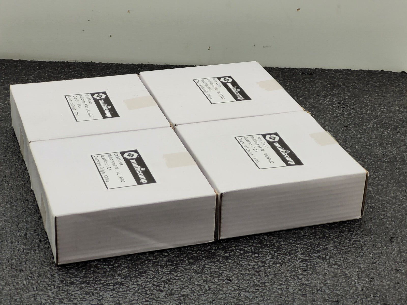 Lot of 4x SPC MULTICOMP MC19683 Axial Fan 115VAC 0.26/0.24A.