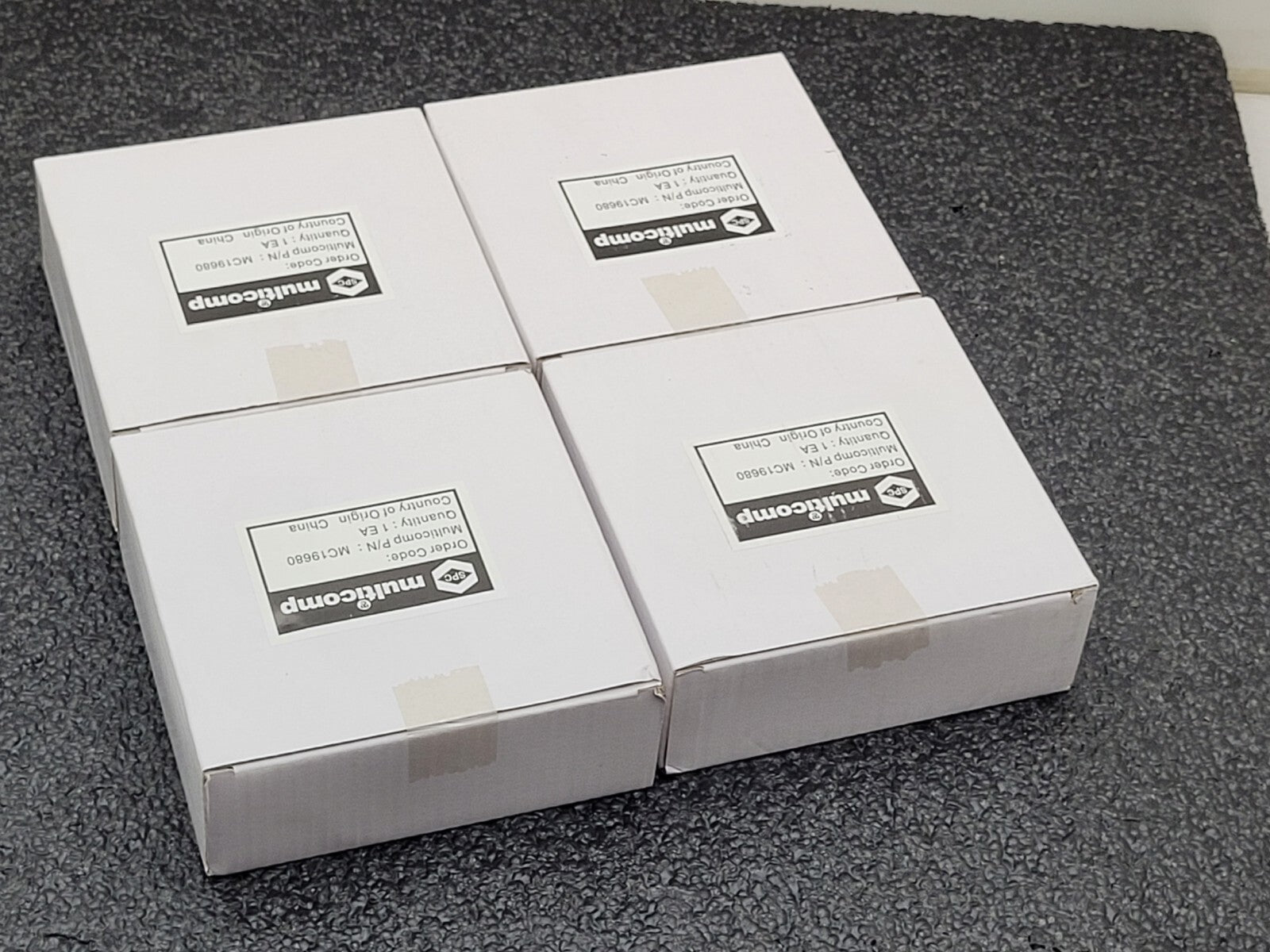 Lot of 4x SPC MULTICOMP MC19683 Axial Fan 115VAC 0.26/0.24A.