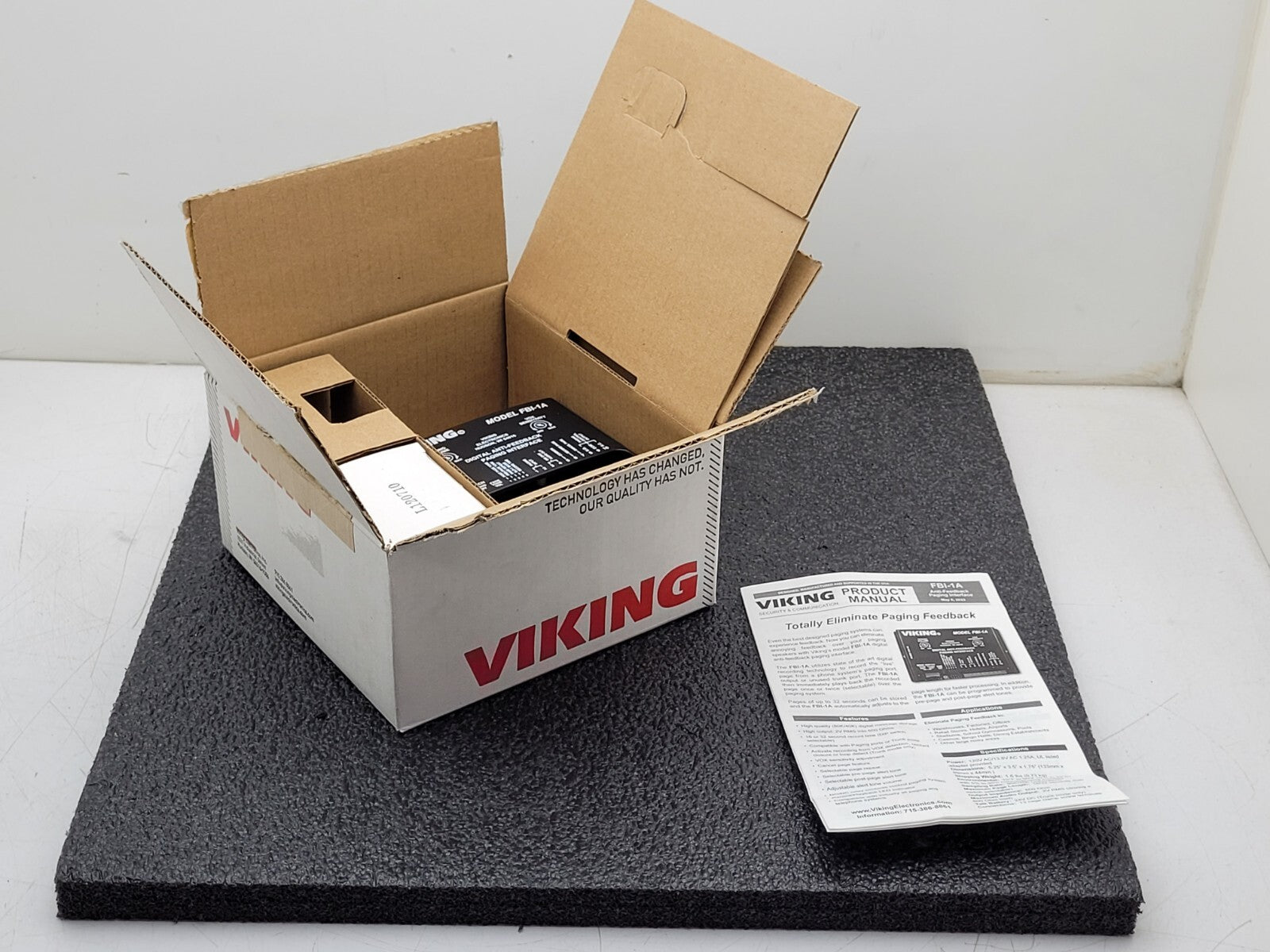 Viking Electronics FBI-1A Viking Anti Feedback Eliminator Paging Device Open Box