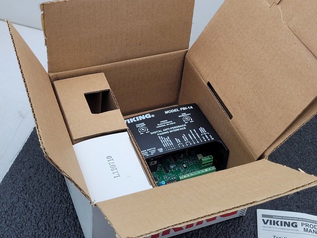 Viking Electronics FBI-1A Viking Anti Feedback Eliminator Paging Device Open Box