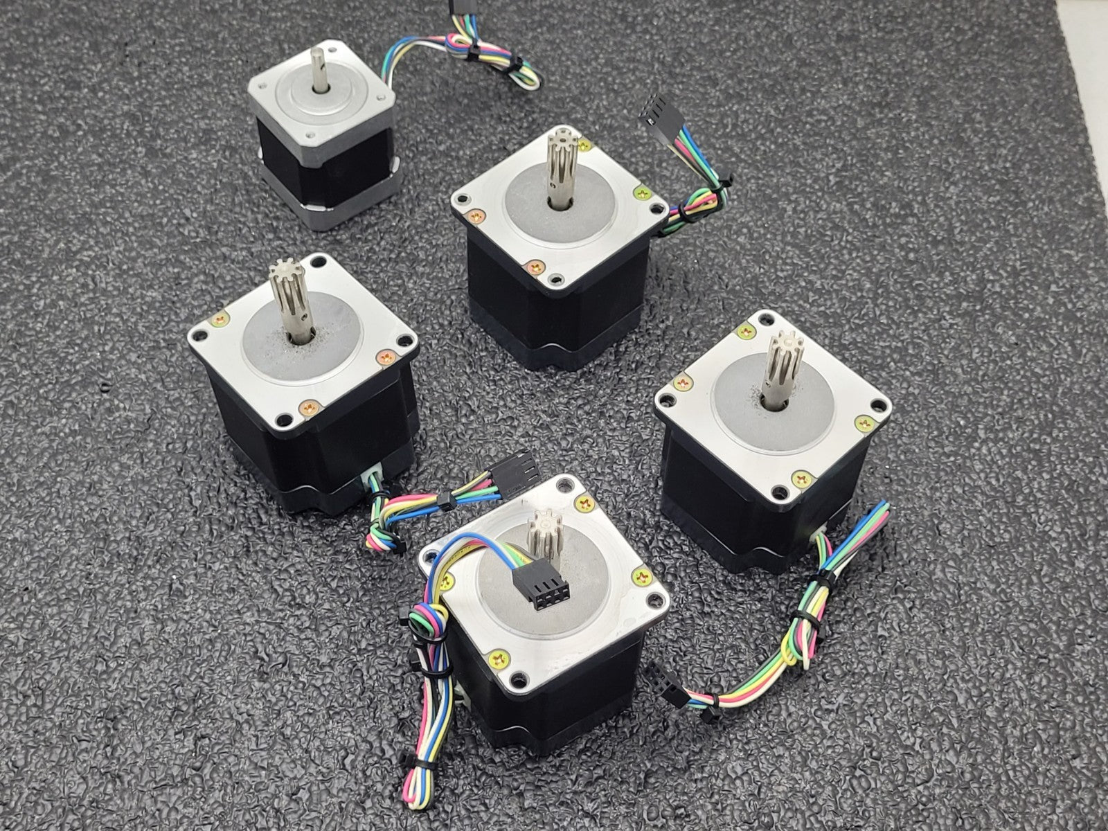 Lot of 5x VEXTA 2-PHASE STEPPING MOTOR C8934-9212K and PK245-01AA-C11
