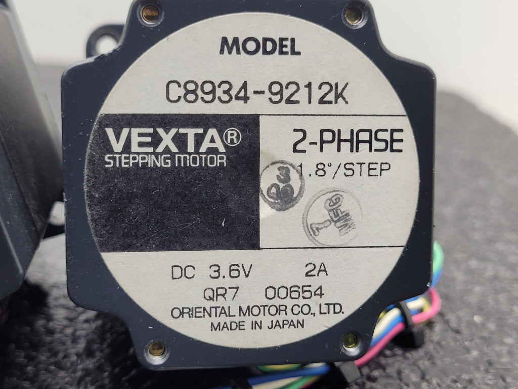 Lot of 5x VEXTA 2-PHASE STEPPING MOTOR C8934-9212K and PK245-01AA-C11