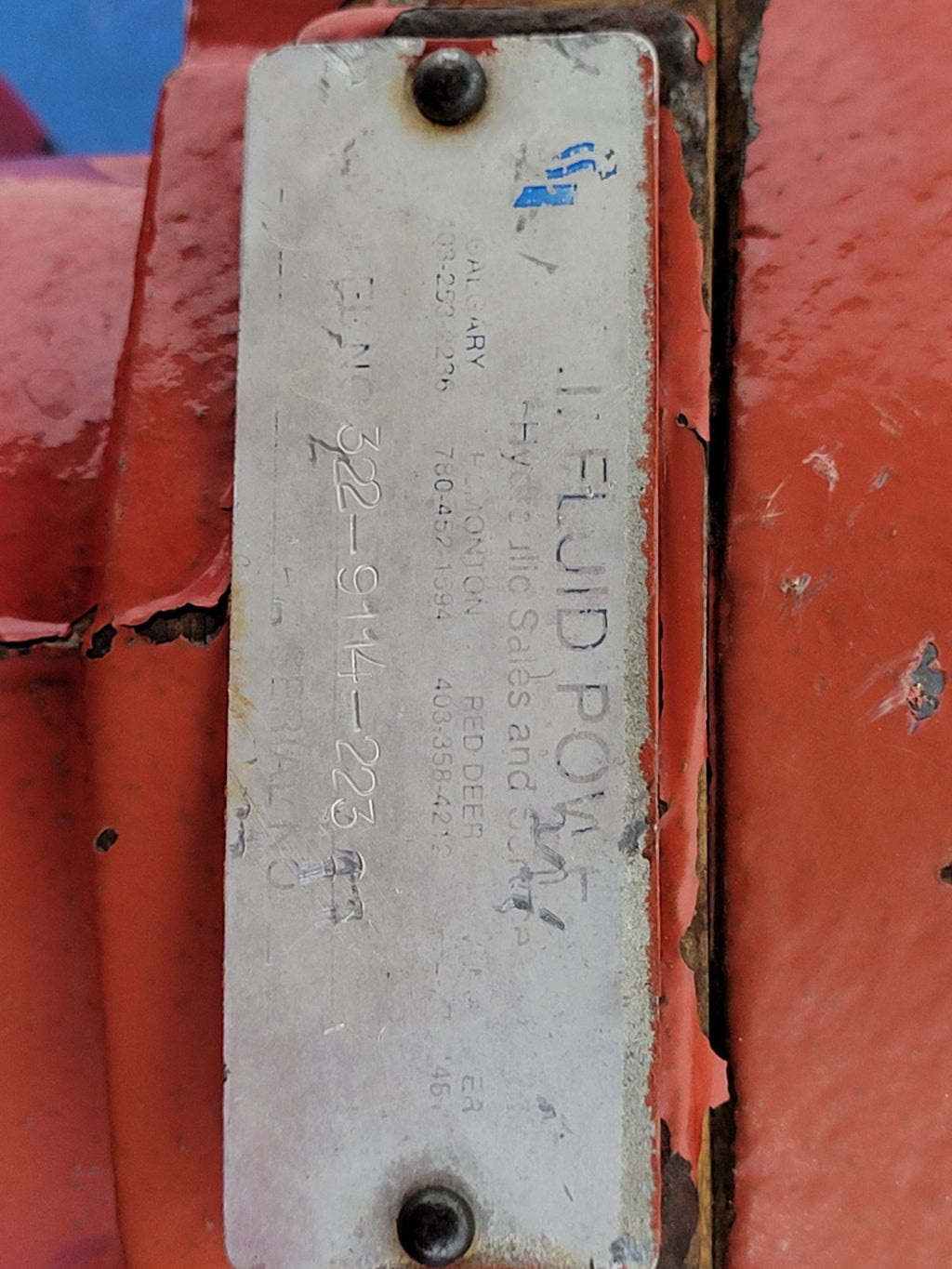 Spencer Fluid Power 322-9114-223 Hydraulic Splined Gear Motor Pump Working Pull