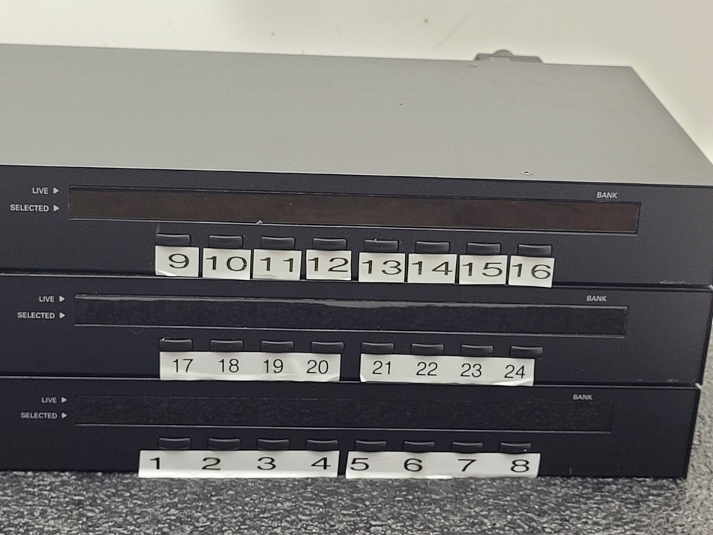 Lot of 3x Tripp Lite B042-008 8 Port USB PS2 Rack-Mountable KVM Switch