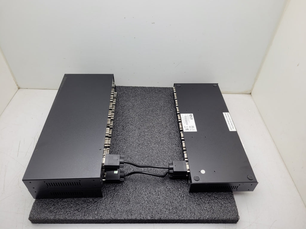 Lot of 3x Tripp Lite B042-008 8 Port USB PS2 Rack-Mountable KVM Switch