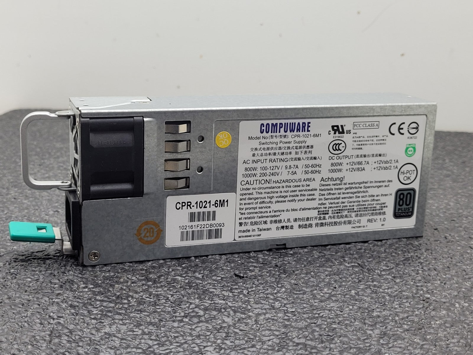 Compuware Switching Power Supply CPR-1021-6M1
