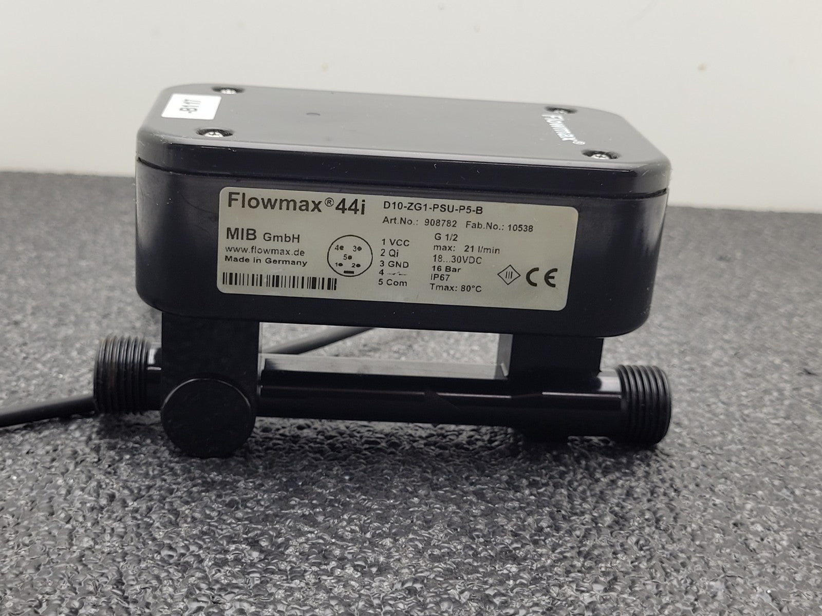 FlowMax 44i D10-ZG1-PSU-P5-B Ultrasonic Flow Meter 21/min 908782