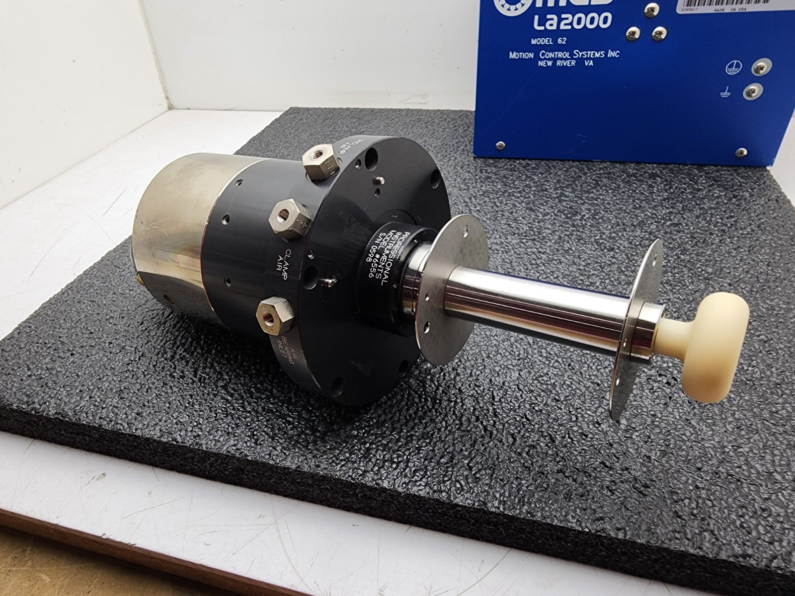 Professional Instruments 6556 Air Bearing Spindle Tested Spins w/ Controller R