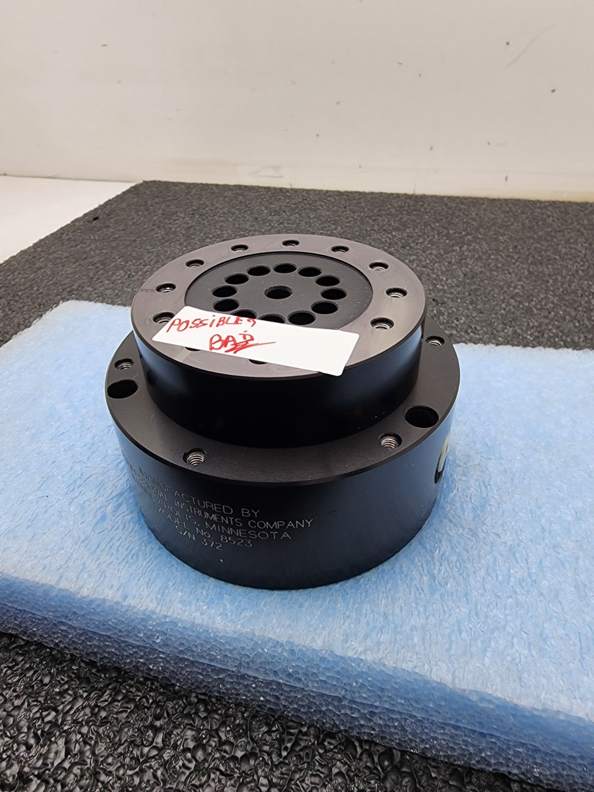 Professional Instruments 8523 Air Bearing Spindle Tested Spins A2