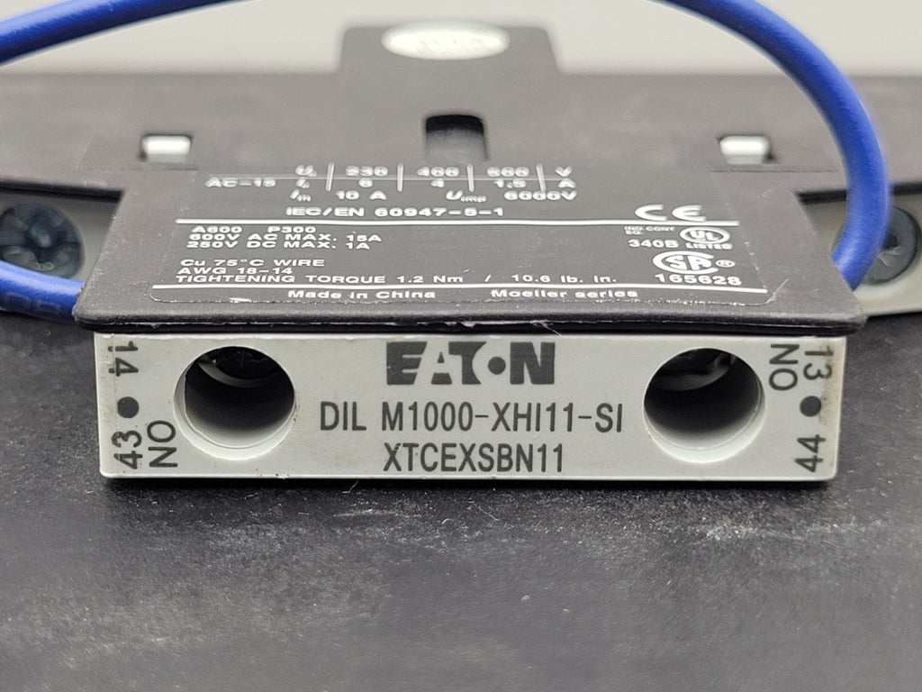 Eaton DIL M95 XTCE095F 230-600VAC 50/60Hz 125-250VDC 24VDC Coil