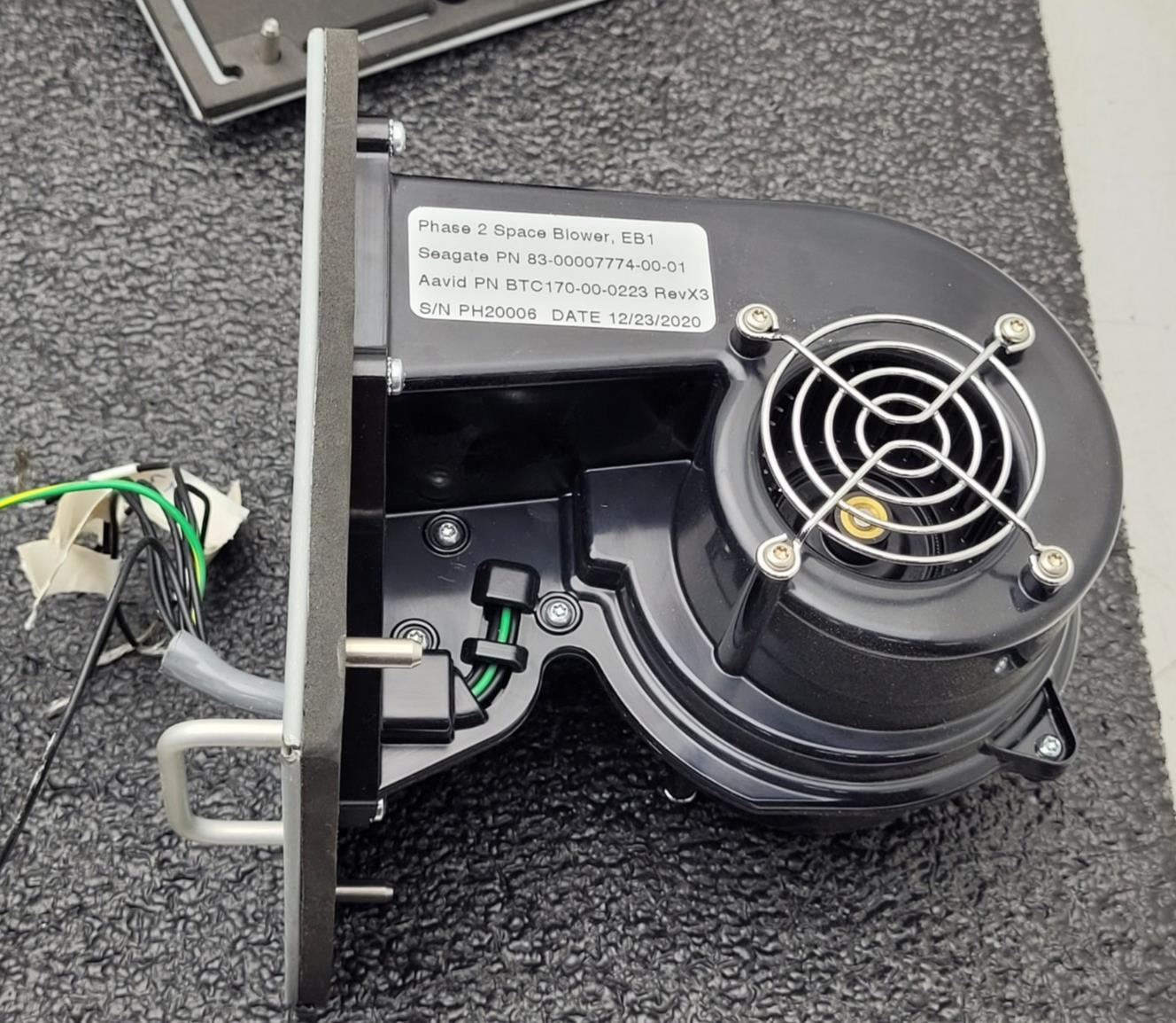 Lot of 4 Squirrel Cage Dual Sided Motor Cooling Fan Phase 2 Space Blower EB1 (B)