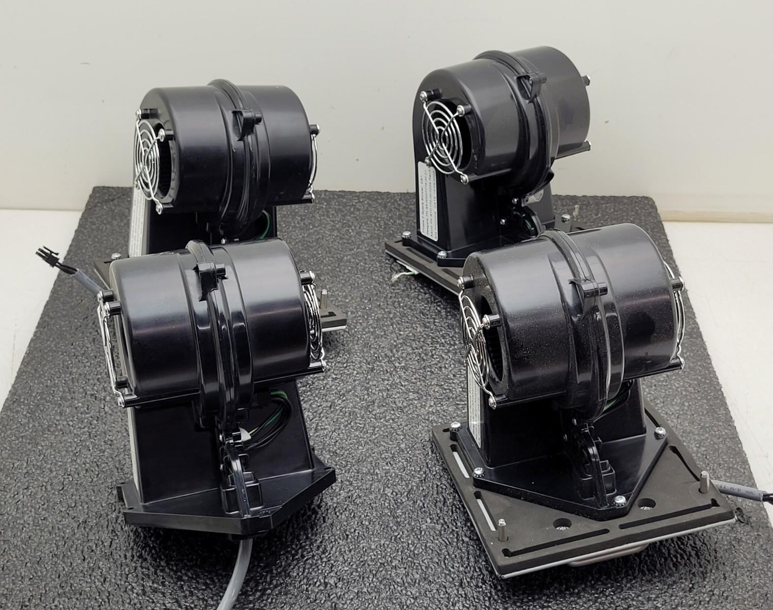Lot of 4 Squirrel Cage Dual Sided Motor Cooling Fan Phase 2 Space Blower EB1 (B)