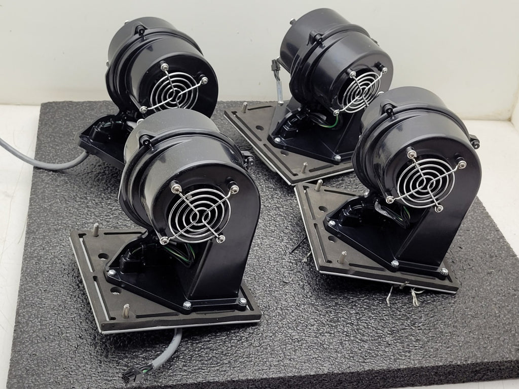 Lot of 4 Squirrel Cage Dual Sided Motor Cooling Fan Phase 2 Space Blower EB1 (B)