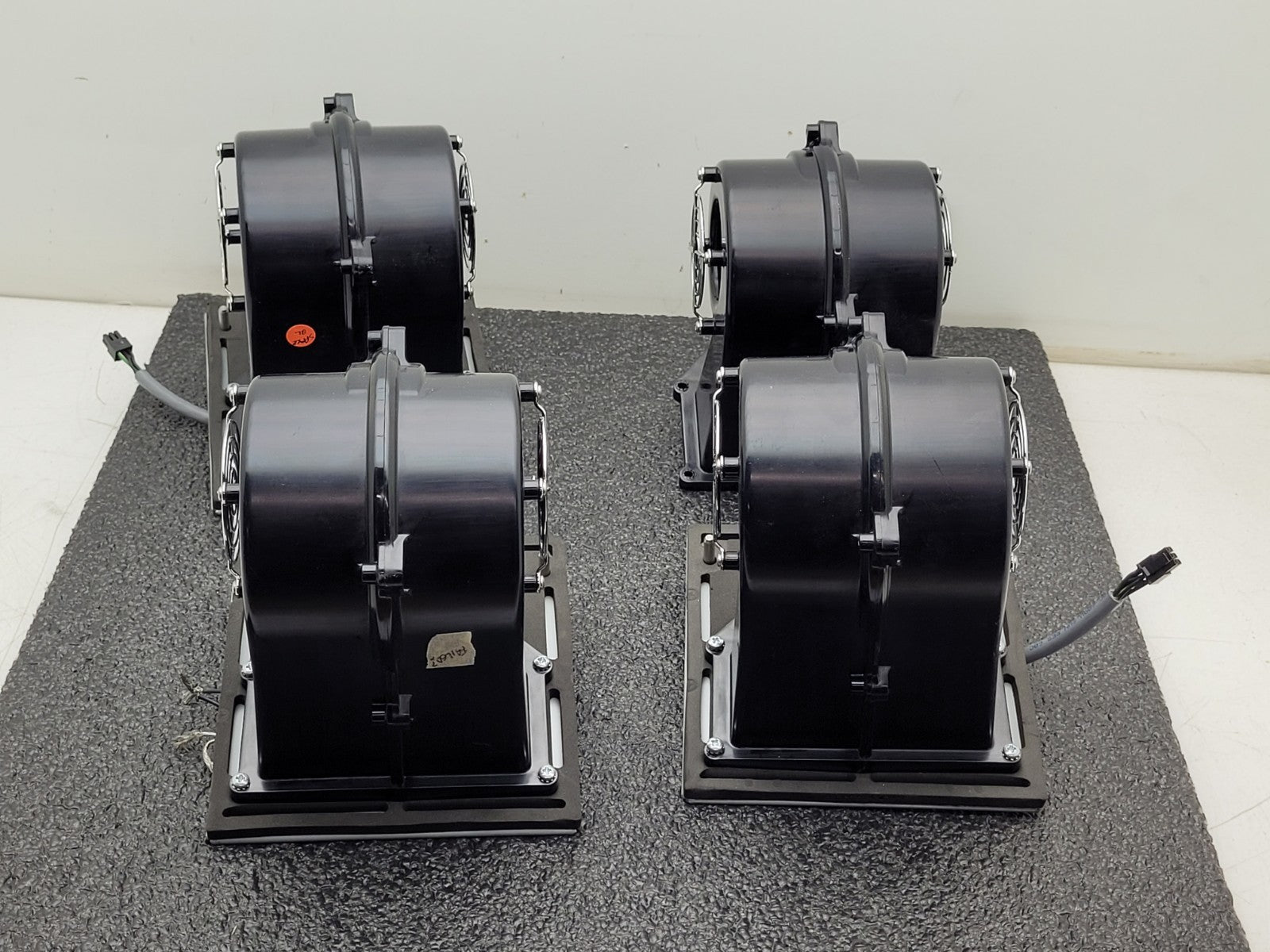 Lot of 4 Squirrel Cage Dual Sided Motor Cooling Fan Phase 2 Space Blower EB1 (B)