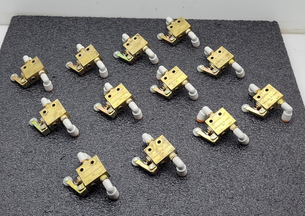 Lot of 12x Humphrey TAC2 Pnuematic Pressure Button Press Roller Arm Air Valve 34