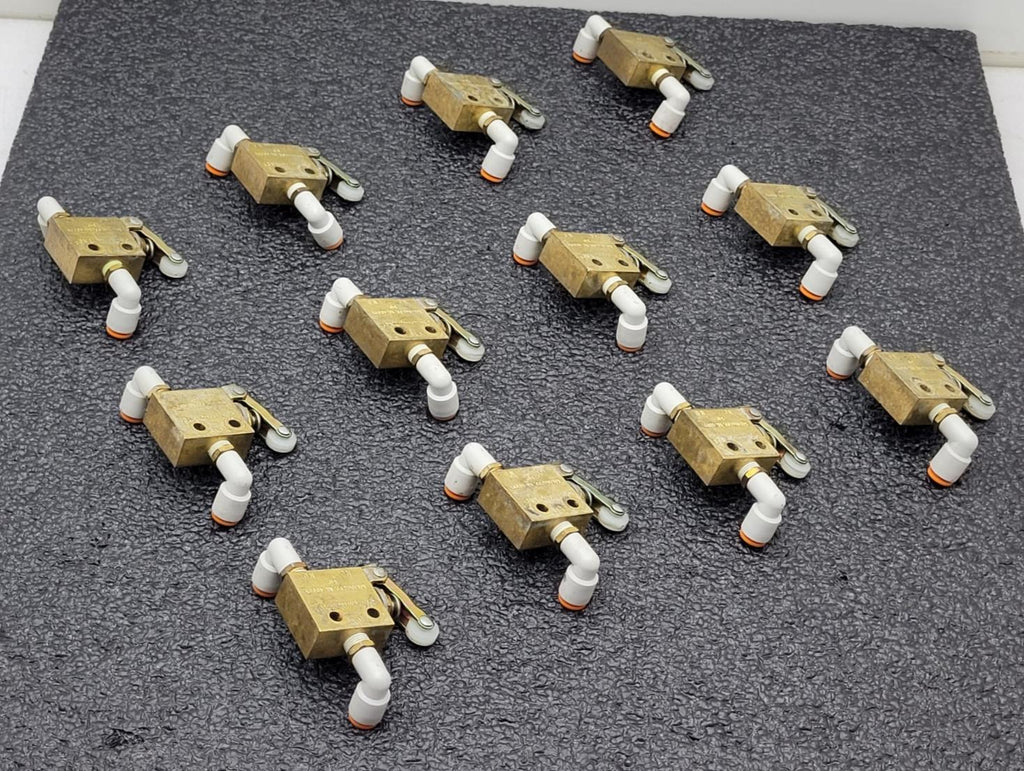 Lot of 12x Humphrey TAC2 Pnuematic Pressure Button Press Roller Arm Air Valve 34