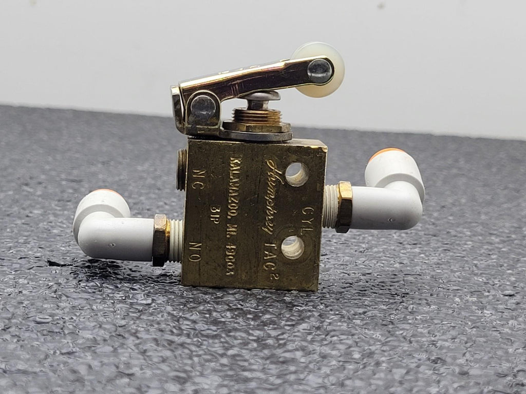 Lot of 12x Humphrey TAC2 Pnuematic Pressure Button Press Roller Arm Air Valve 34