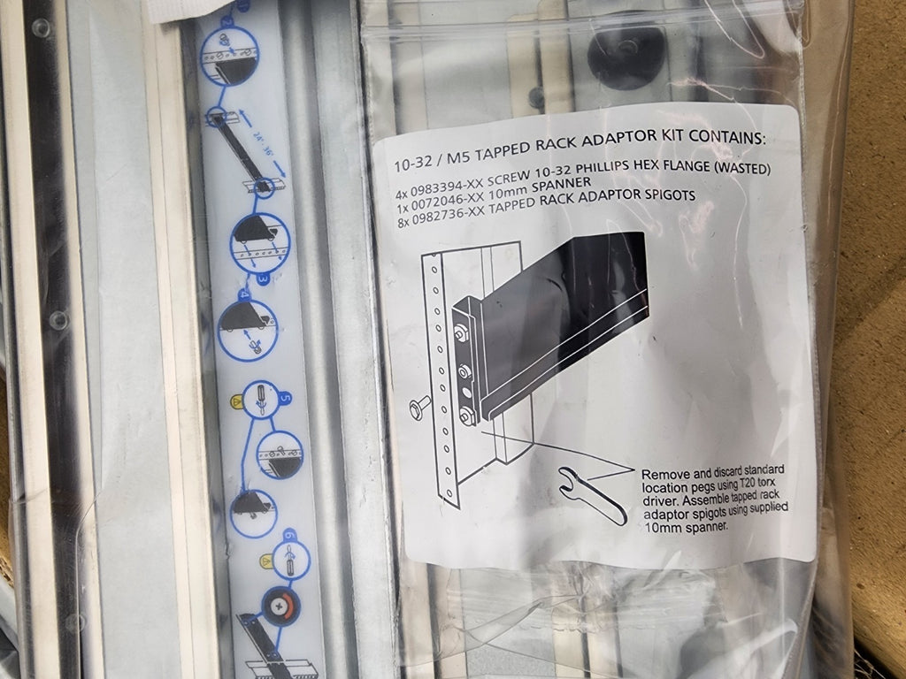 5PCS NEW 0994058-11 ASSEMBLY UNIVERSAL STORAGE XL 2U SNAP-IN RAIL KIT