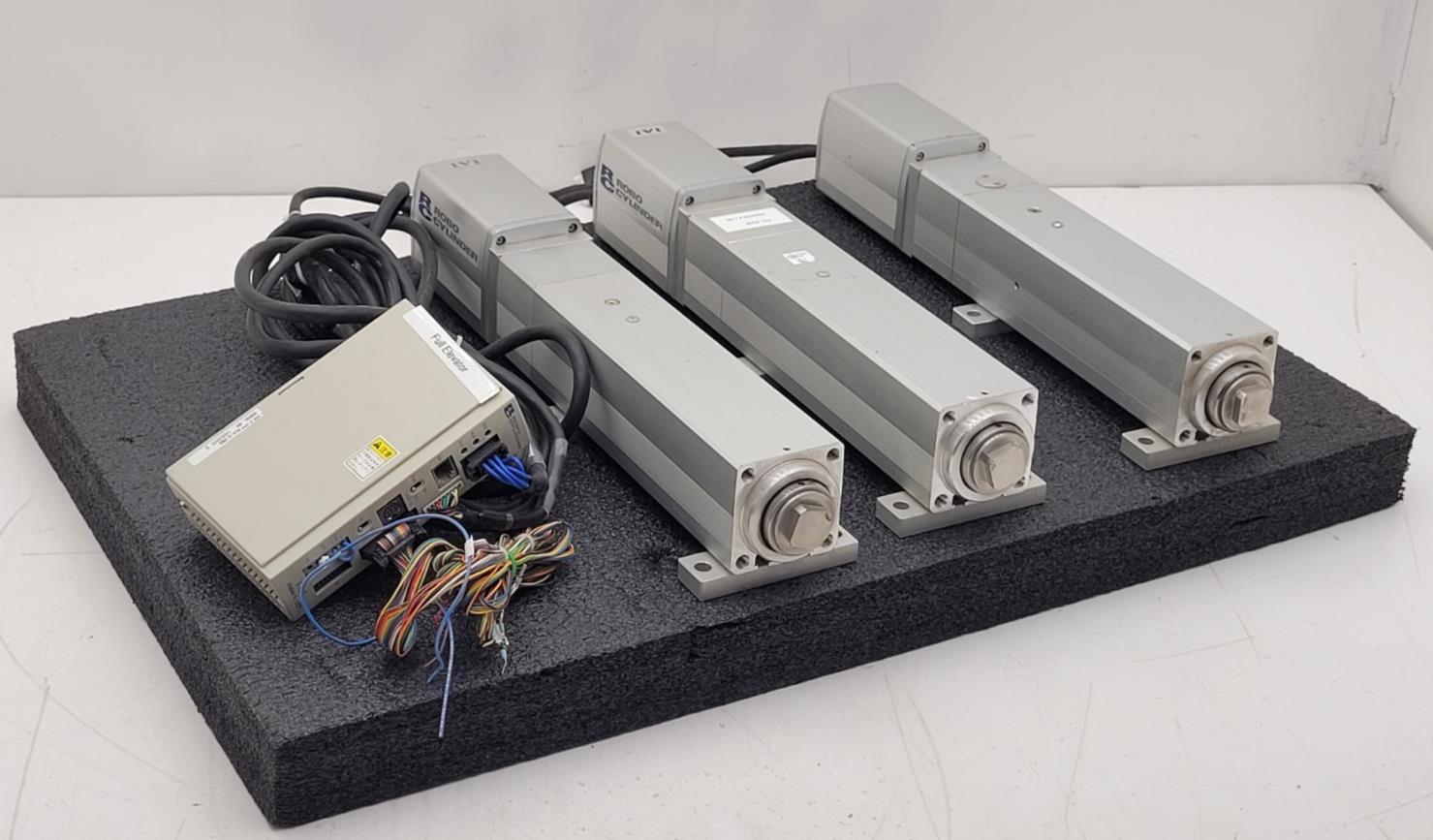 3x IAI Robo Cylinder RC-RMA-L-150-S-B-F T-AQ Linear Actuator 100mm Stroke 24V