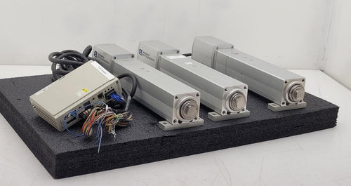 3x IAI Robo Cylinder RC-RMA-L-150-S-B-F T-AQ Linear Actuator 100mm Stroke 24V