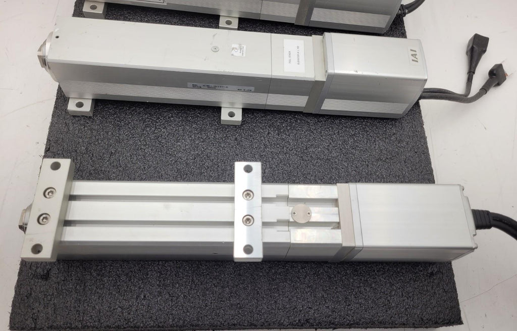 3x IAI Robo Cylinder RC-RMA-L-150-S-B-F T-AQ Linear Actuator 100mm Stroke 24V